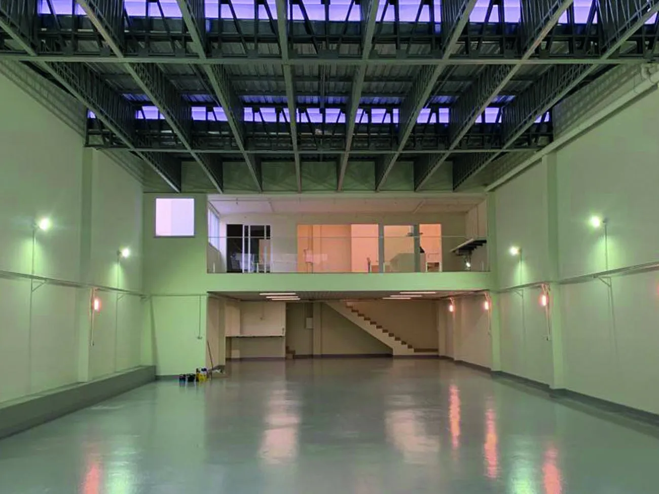Interior do Galpão S.U. concluído