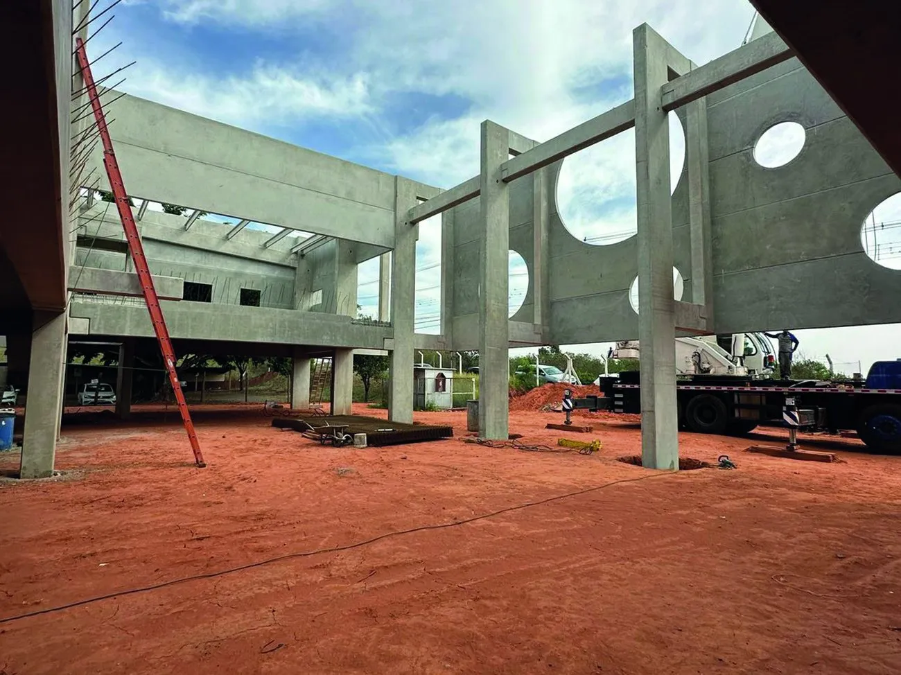 Estrutura em Light Steel Frame da sede da Jazam