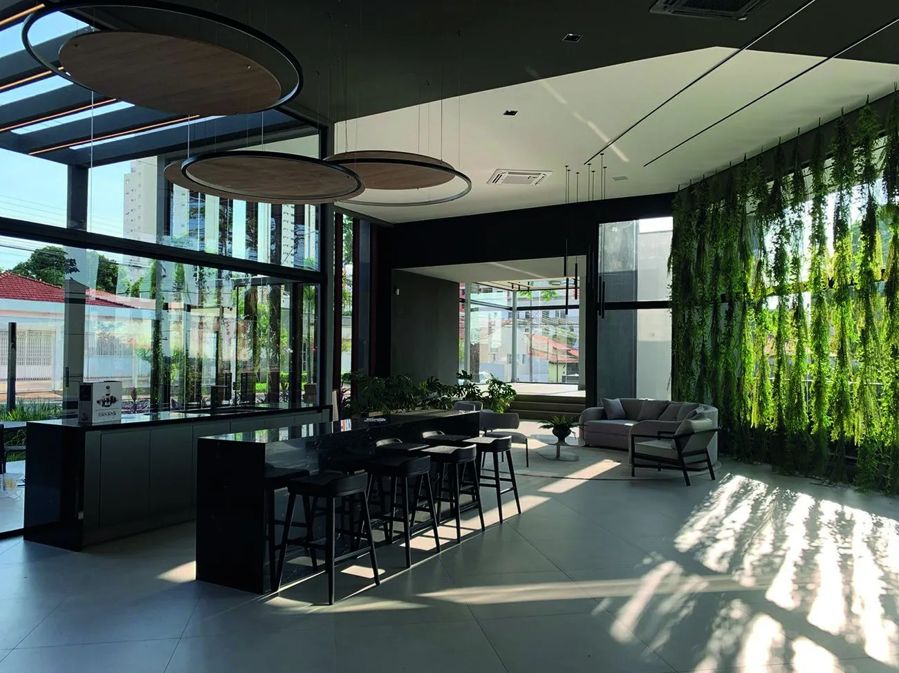 Lounge interno do Stand View360°