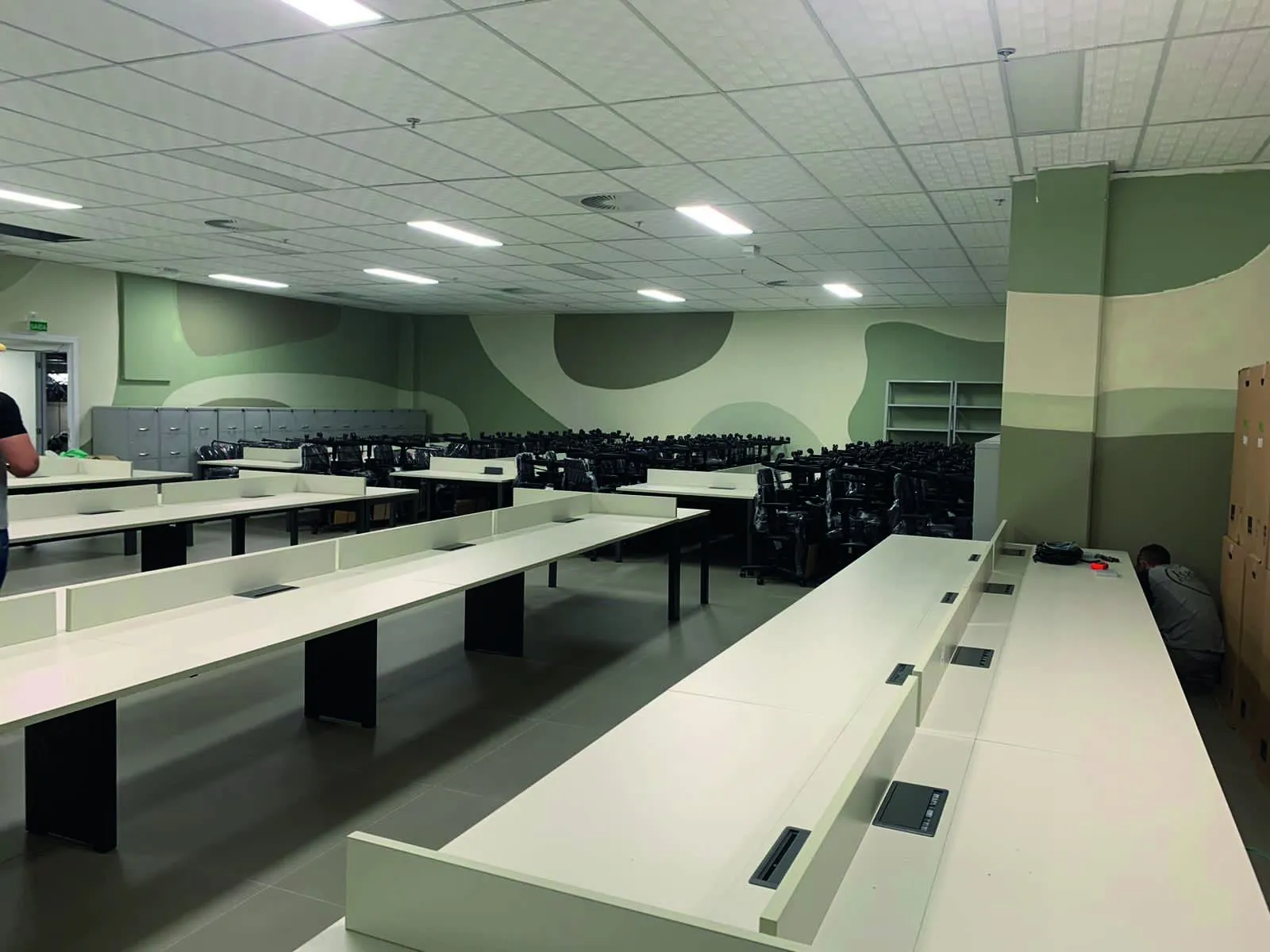 Escritório corporativo da Tauste construído em Light Steel Frame e drywall